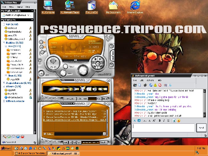 Trigun based Desktop Theme for Windows 98