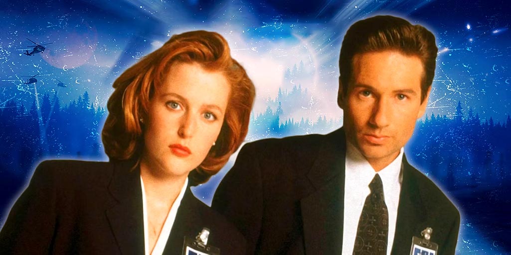 Agents Scully and Mulder from X-Files