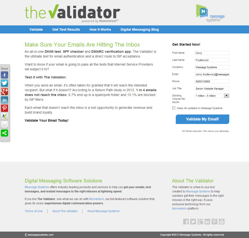 bulk email validator free