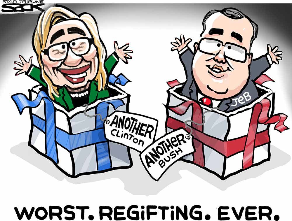 [comic] Clinton and Bush regifted in 2016