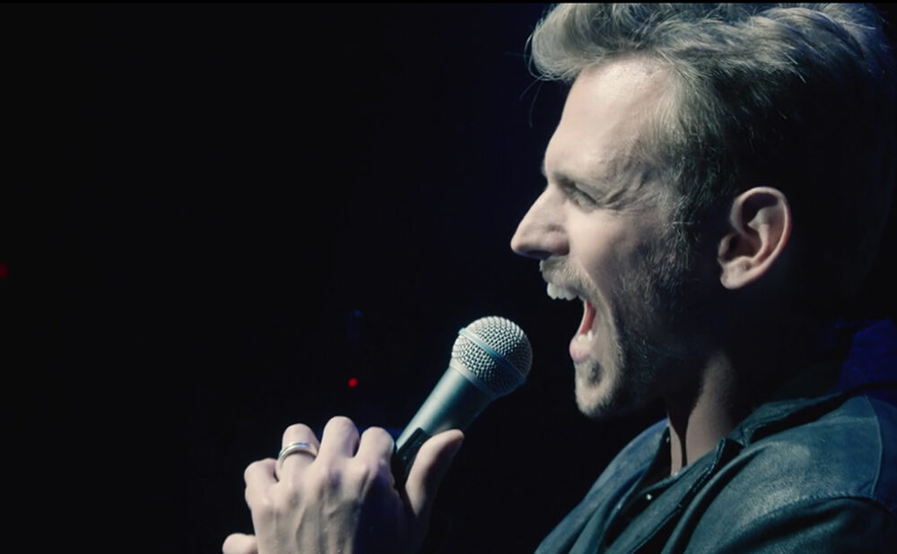 This Is Us scene where Jack (the young one) sings at a concert